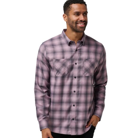 TravisMathew Cloud Plaid Mens Flannel